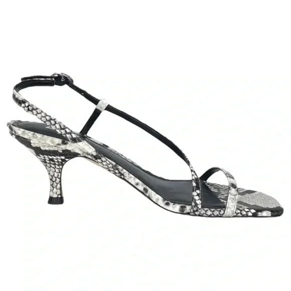 Marc Fisher Gove2 Snake Print Leather Womens Heeled Sandal Size 9.5M - Picture 3 of 15